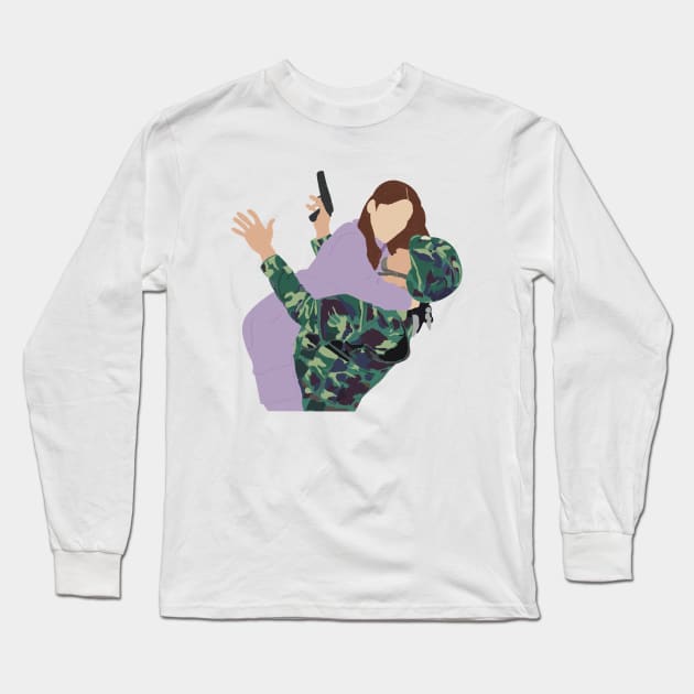 crash landing on you 4 Long Sleeve T-Shirt by Bone Perez